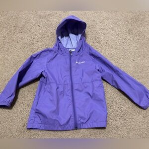 Columbia Girls 4T Kids Raincoat in Purple